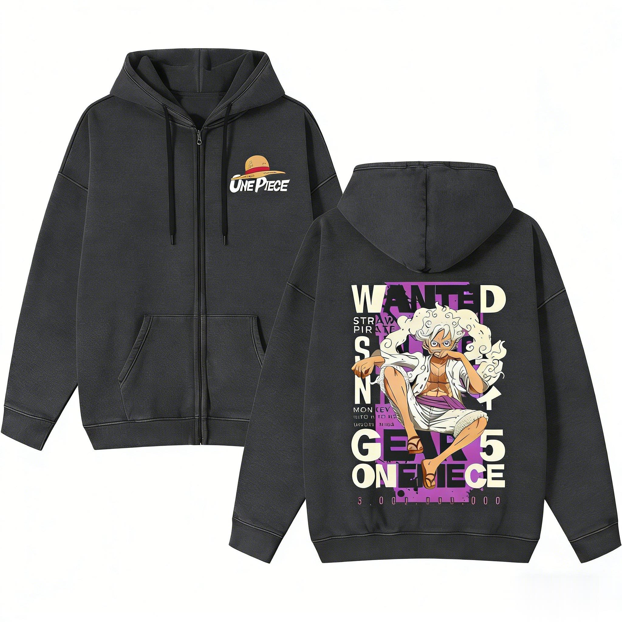 Graphic Hoodie Streetwear - Unisex Oversized One Piece Gear 5