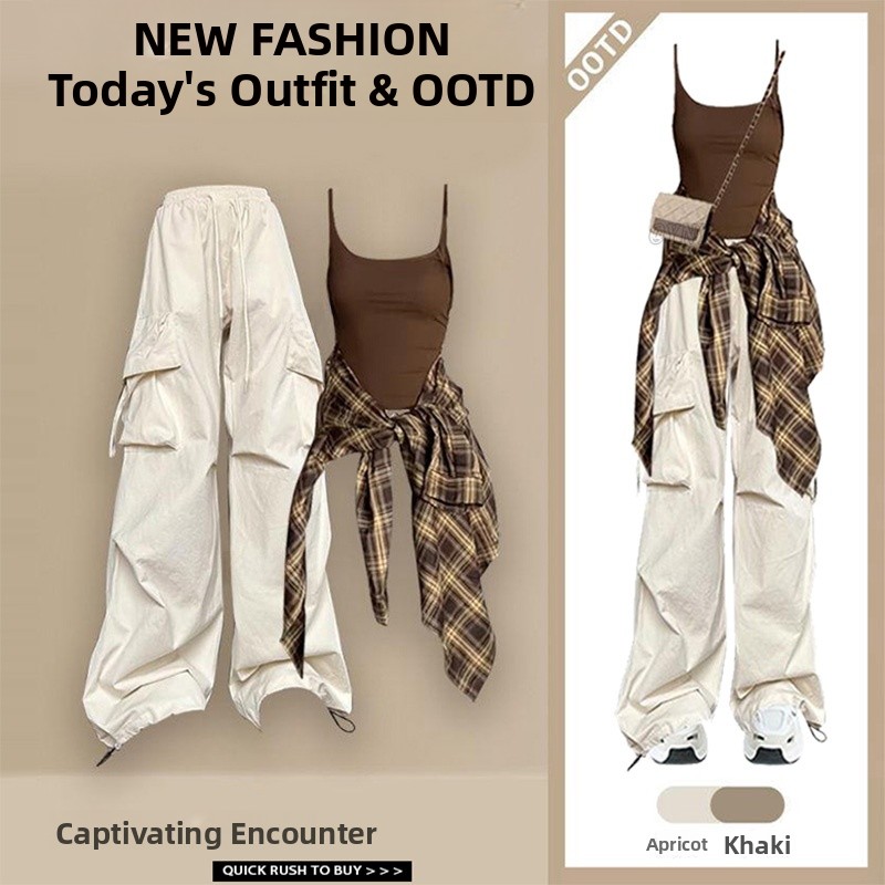 Street Fashion Korean Girl - Korean Style Casual Versatile Long Pants