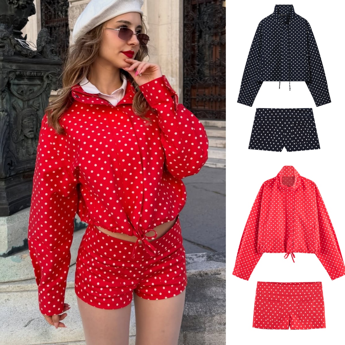 Street Fashion Jacket - BSAY Casual 2 Pcs Set Tracksuit