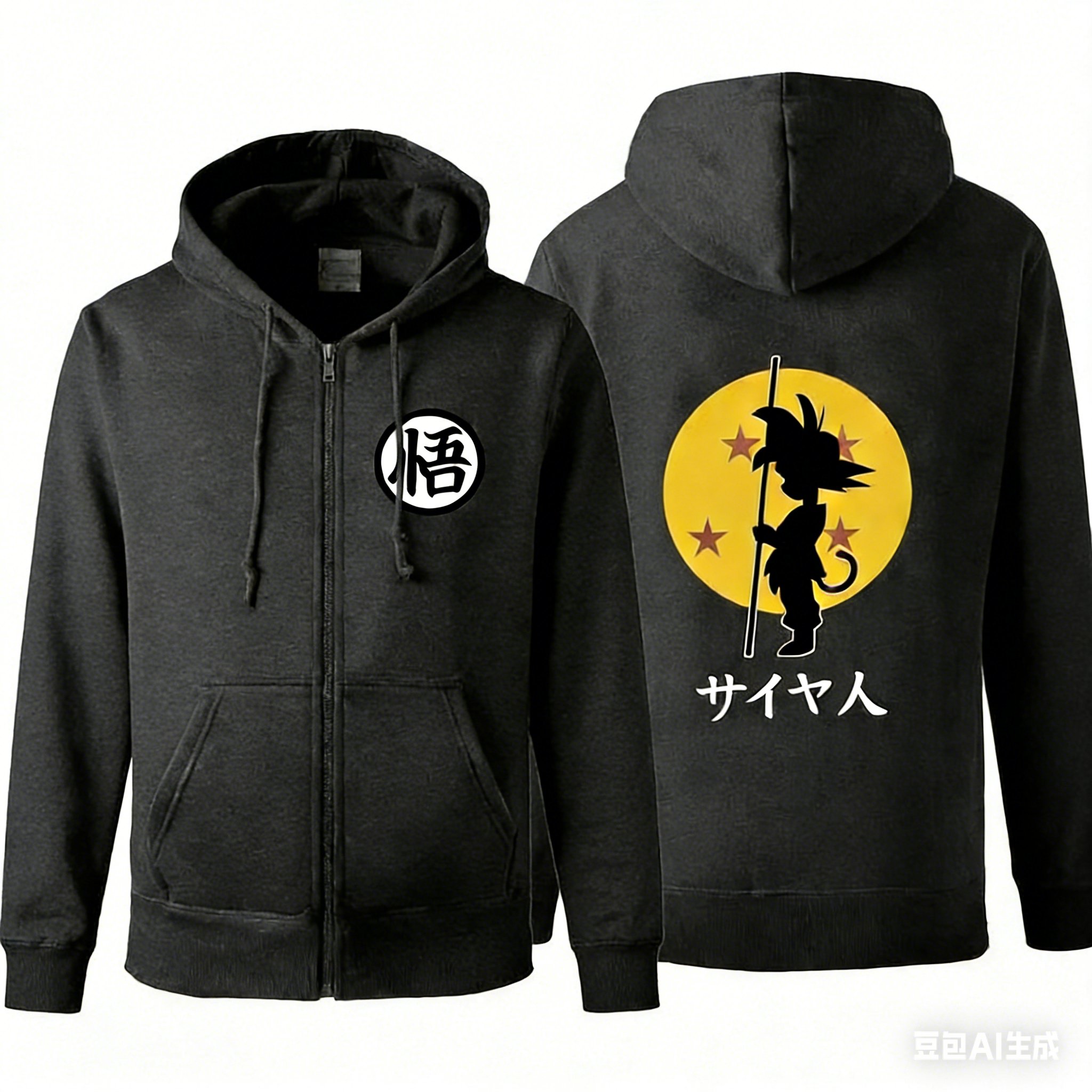 Graphic Hoodie Streetwear - Dragon Ball Goku Anime Hoodie Men