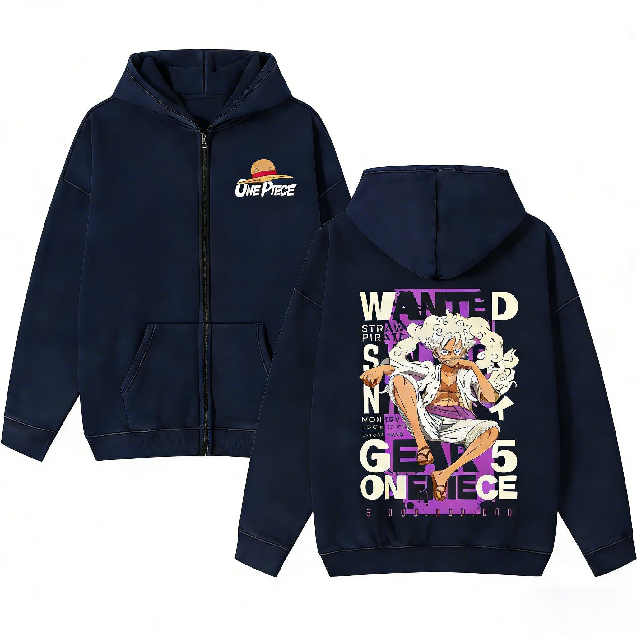 Unisex Oversized One Piece Gea - Graphic Hoodie Streetwear 评论和价格