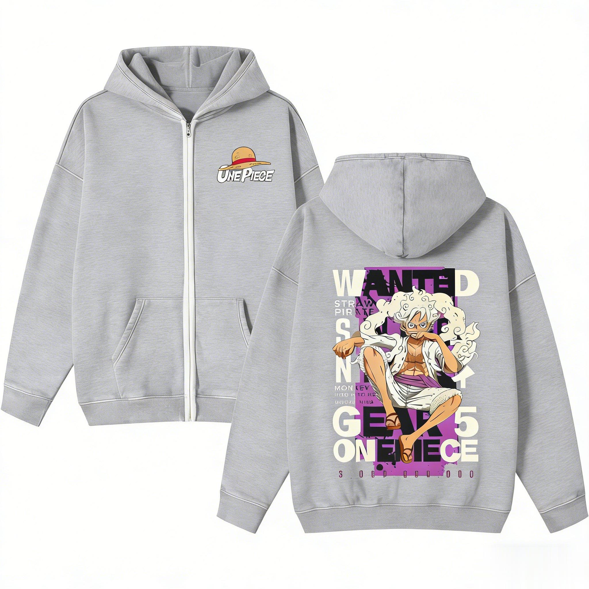 Unisex Oversized One Piece Gea - Graphic Hoodie Streetwear 评论和价格