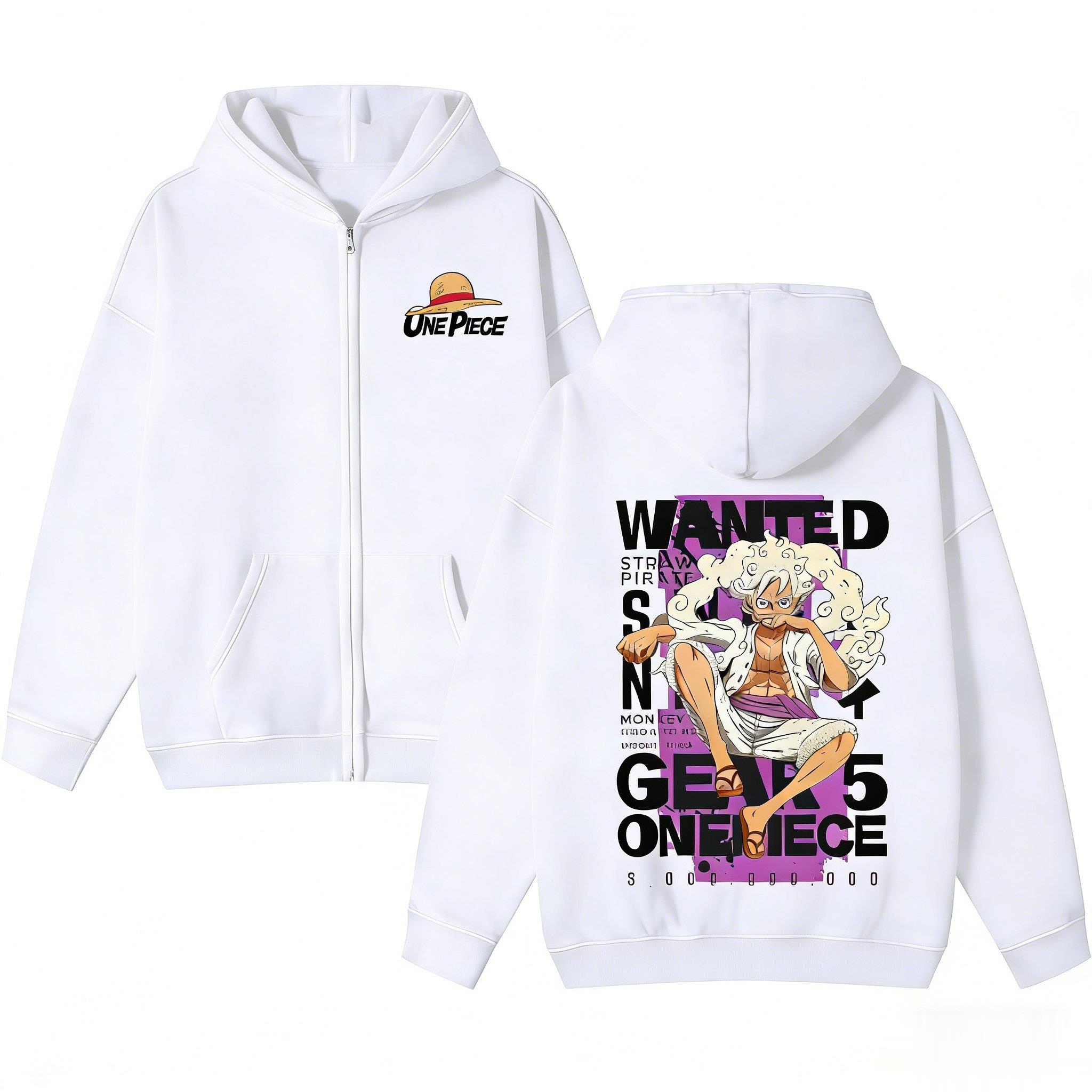 Unisex Oversized One Piece Gea - Graphic Hoodie Streetwear 评论和价格