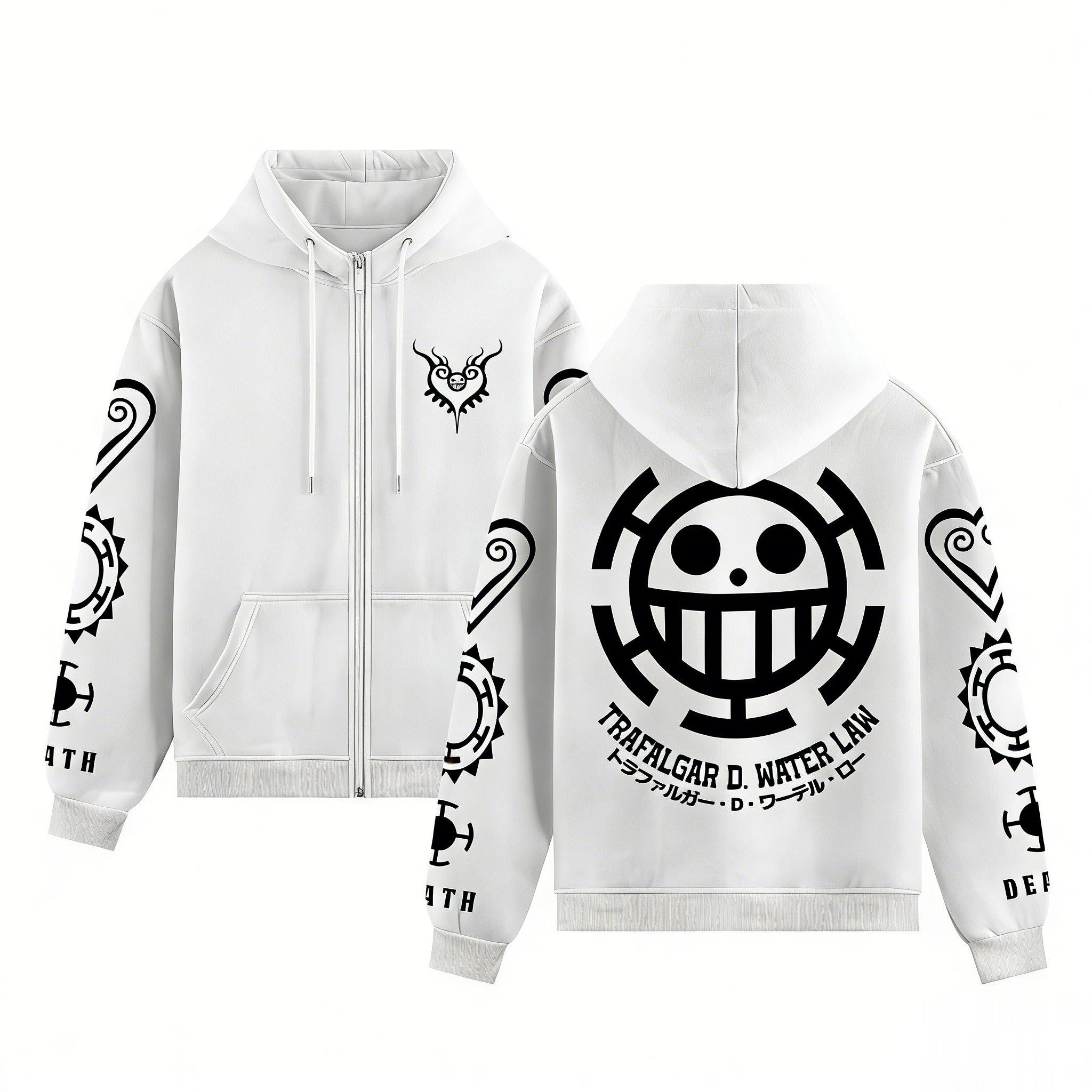 One Piece Trafalgar Law Anime  - Graphic Hoodie Streetwear 评论和价格
