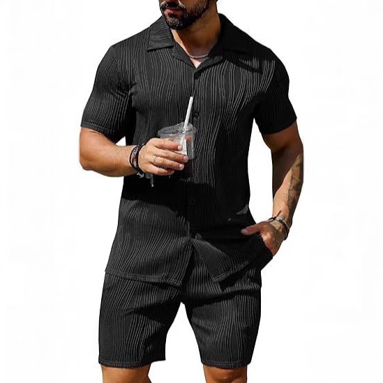 Men's 2 Piece Outfits Short Sl - Street Fashion Style 评论和价格
