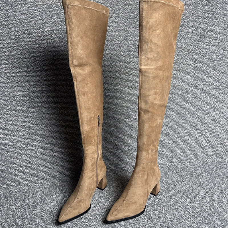 Winter Fashion Pointed Toe Wom - Street Fashion Female 评论和价格