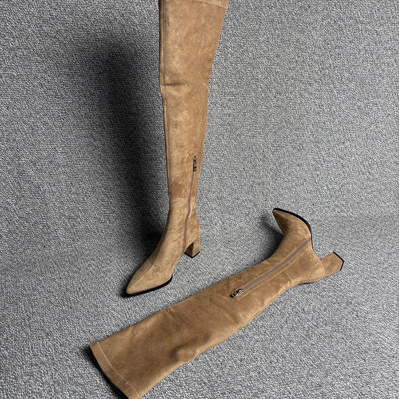 Winter Fashion Pointed Toe Wom - Street Fashion Female 评论和价格