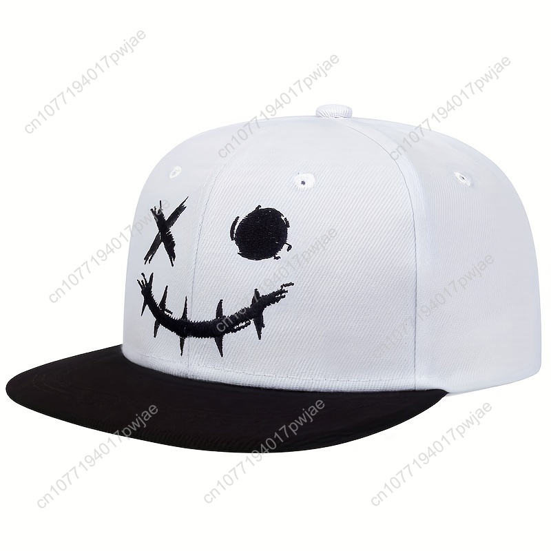 Men's Smile Face Hip Hop  - Baseball Cap Fitted 评论和价格