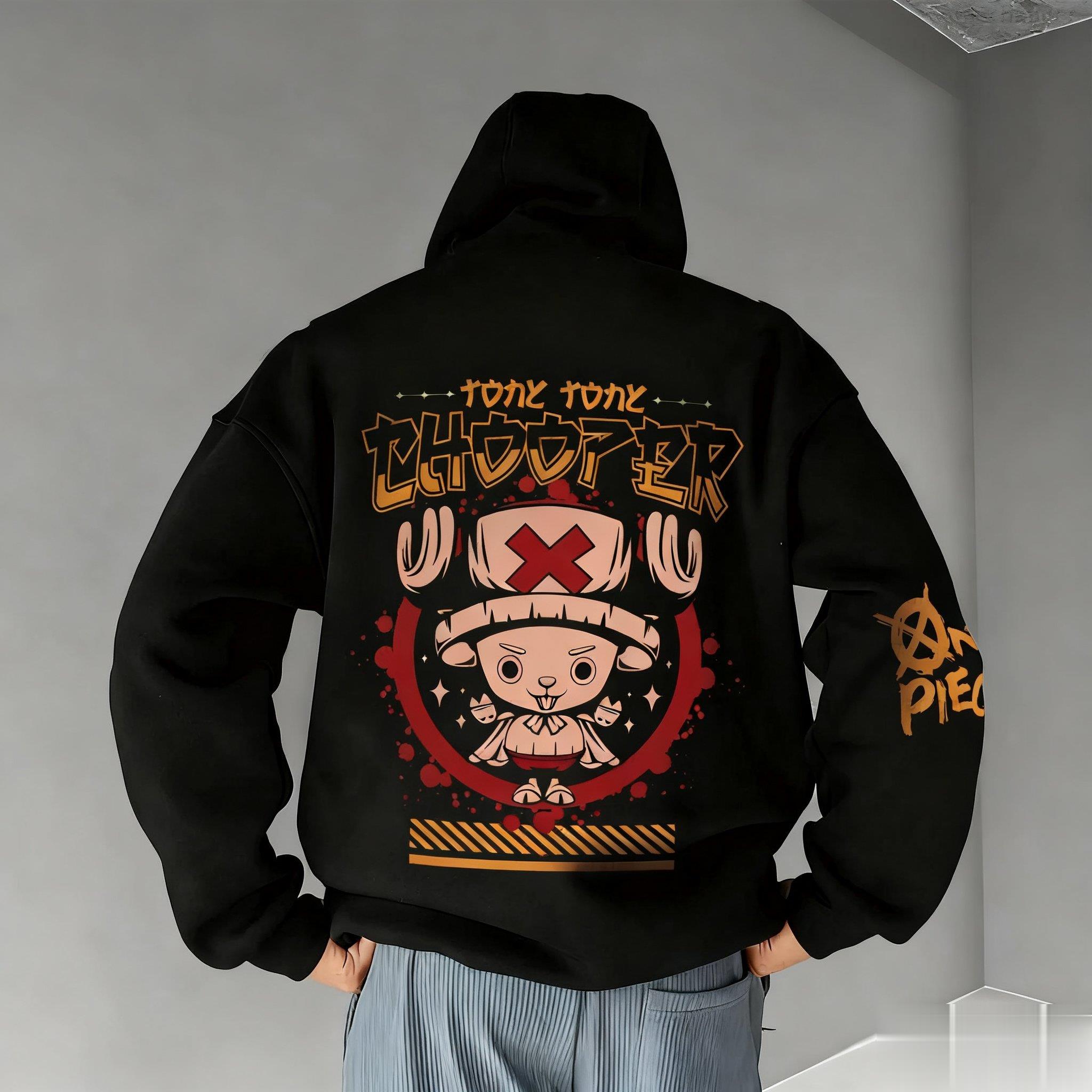 One Piece Chopper Graphic Pull - Graphic Hoodie Streetwear 评论和价格