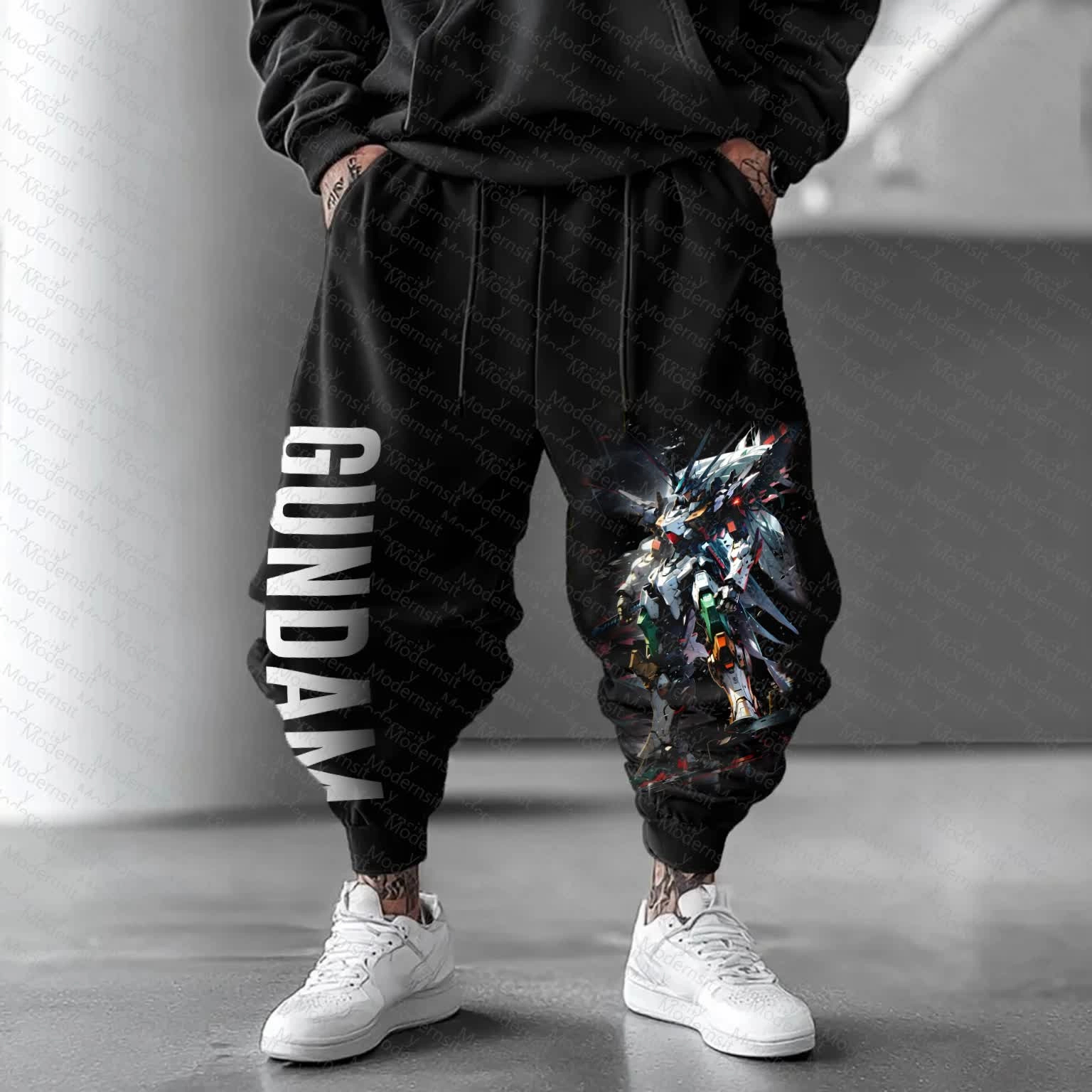 Men Women GUNDAM Anime Hoodie  - Graphic Hoodie Streetwear 评论和价格