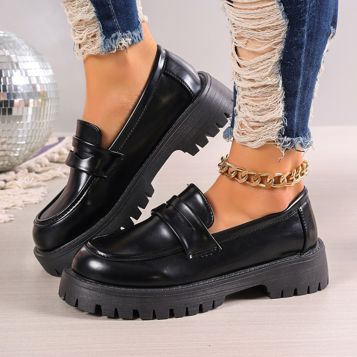 New Women's Solid Color Platfo - Street Fashion Walk 评论和价格