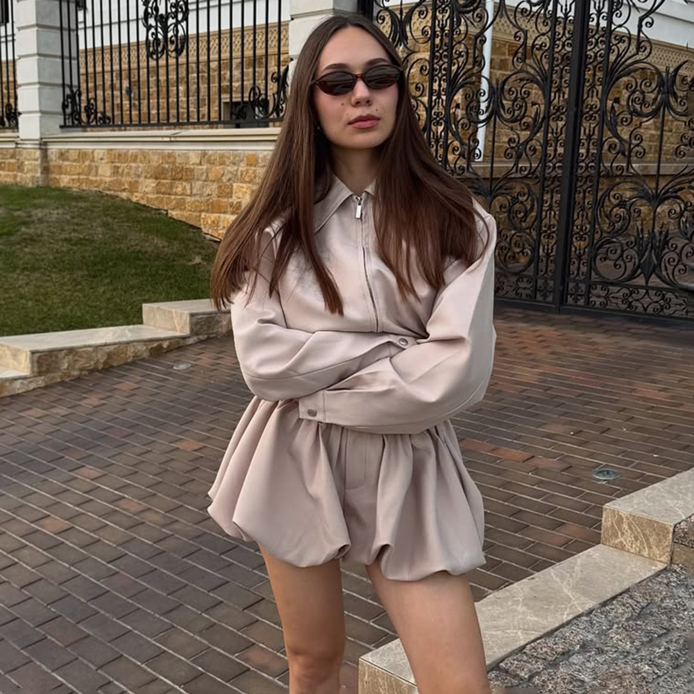 Ticketsx Women's 2 Piece Short - Street Fashion Jacket 评论和价格