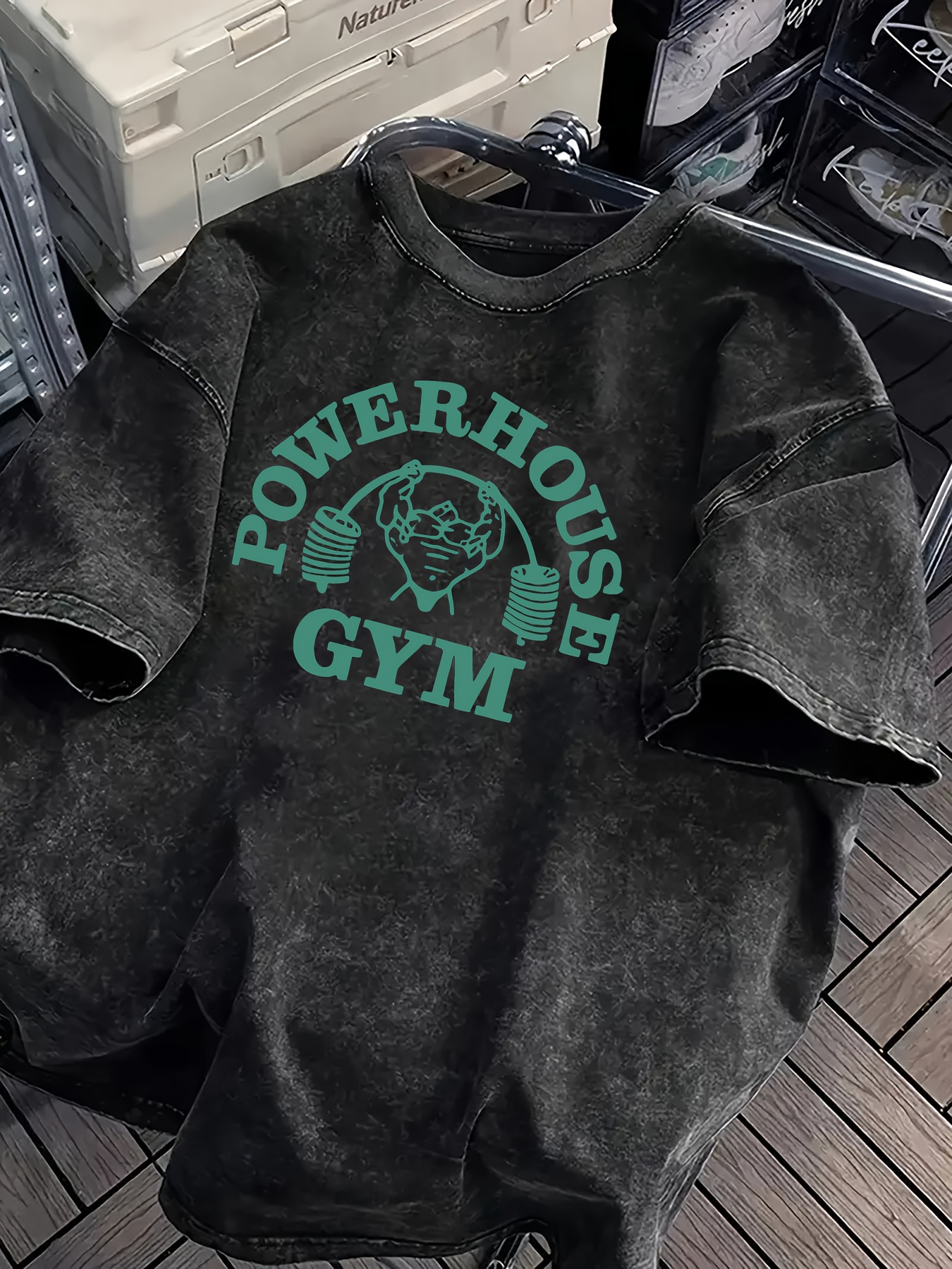 Asian size Men's Retro Washed  - Street Fashion Asian 评论和价格