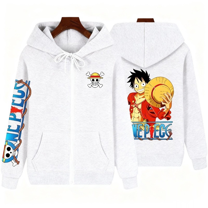 2026 Spring Anime Zip Up Pullo - Graphic Hoodie Streetwear 评论和价格