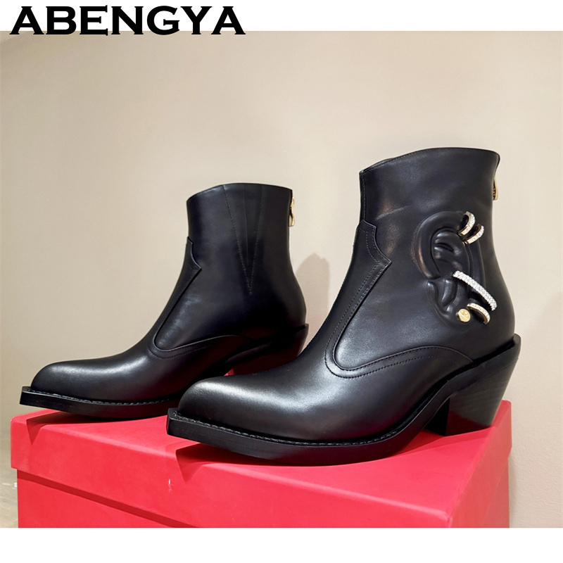 Quality Genuine Leather Chunky - Street Fashion Week 评论和价格
