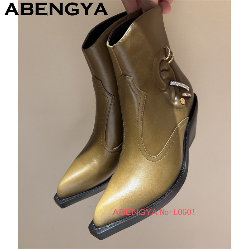Quality Genuine Leather Chunky - Street Fashion Week 评论和价格