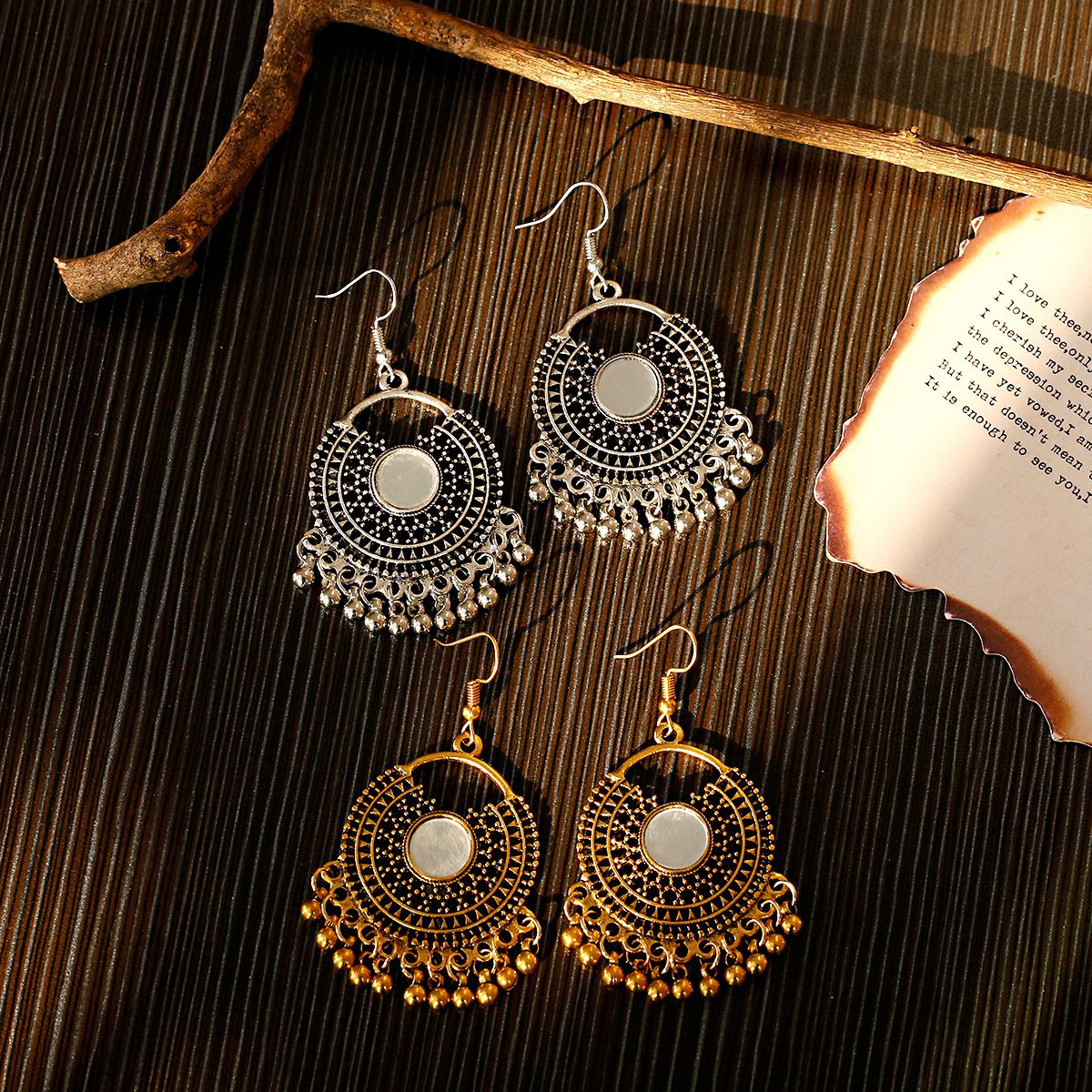 New small water drop fringed e - Street Fashion India 评论和价格