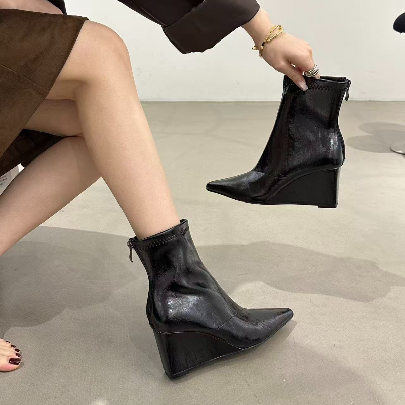 Autumn Winter Vintage Weges He - Street Fashion Female 评论和价格