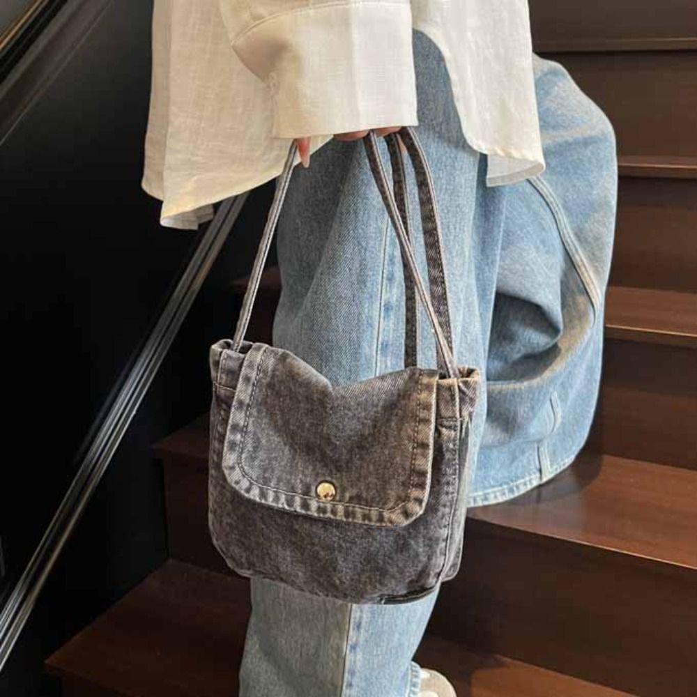 Fashionable Y2K Denim Canvas B - Street Fashion Boy 评论和价格