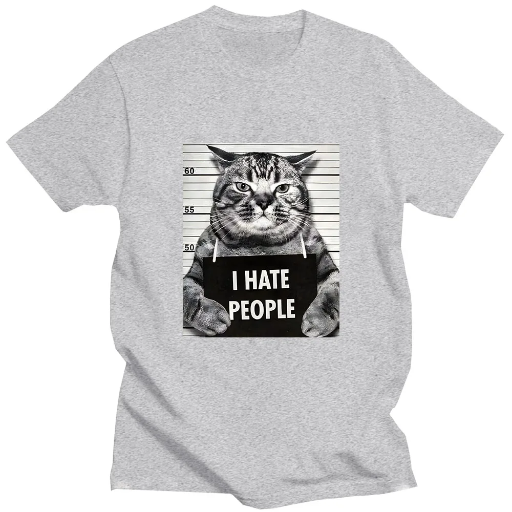 Asian sizeI Meow Print T-shirt - Street Fashion Asian 评论和价格