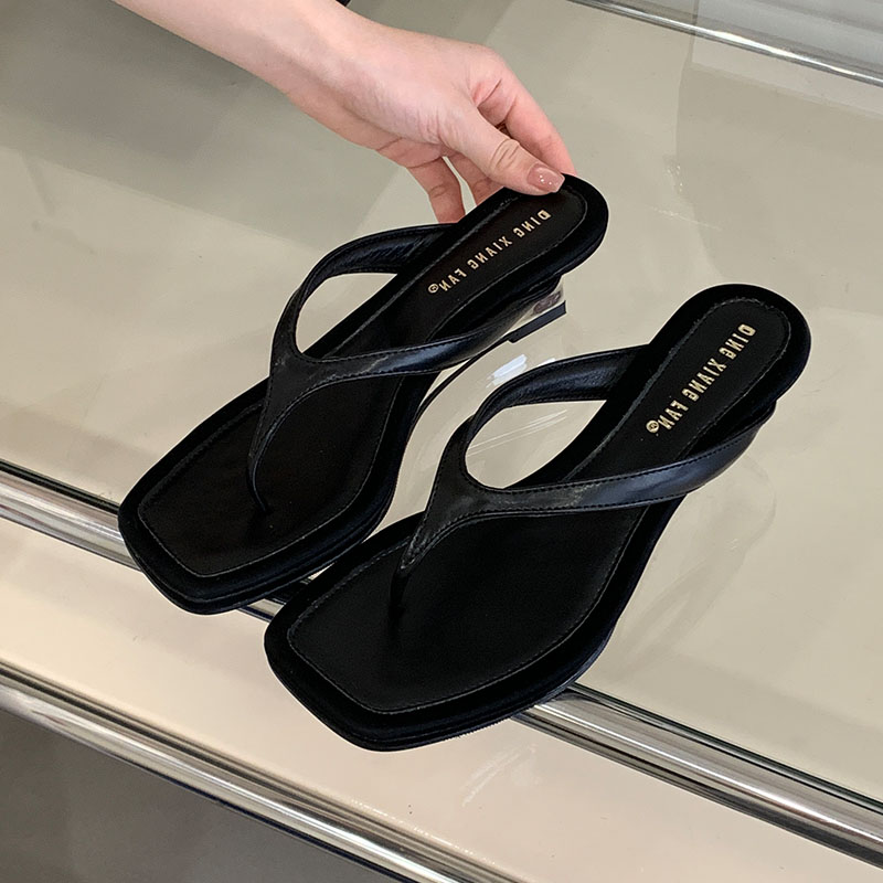 Silver Fashion Square Toe Wedg - Street Fashion Female 评论和价格