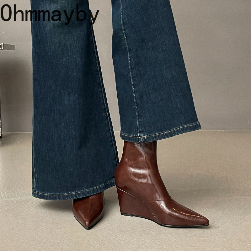 Autumn Winter Vintage Weges He - Street Fashion Female 评论和价格