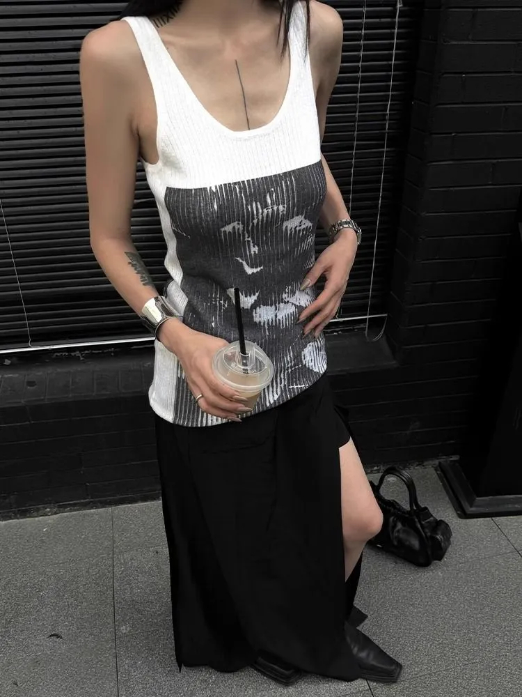 Korean Fashion Printed Y2k Cam - Street Fashion Korean Girl 评论和价格