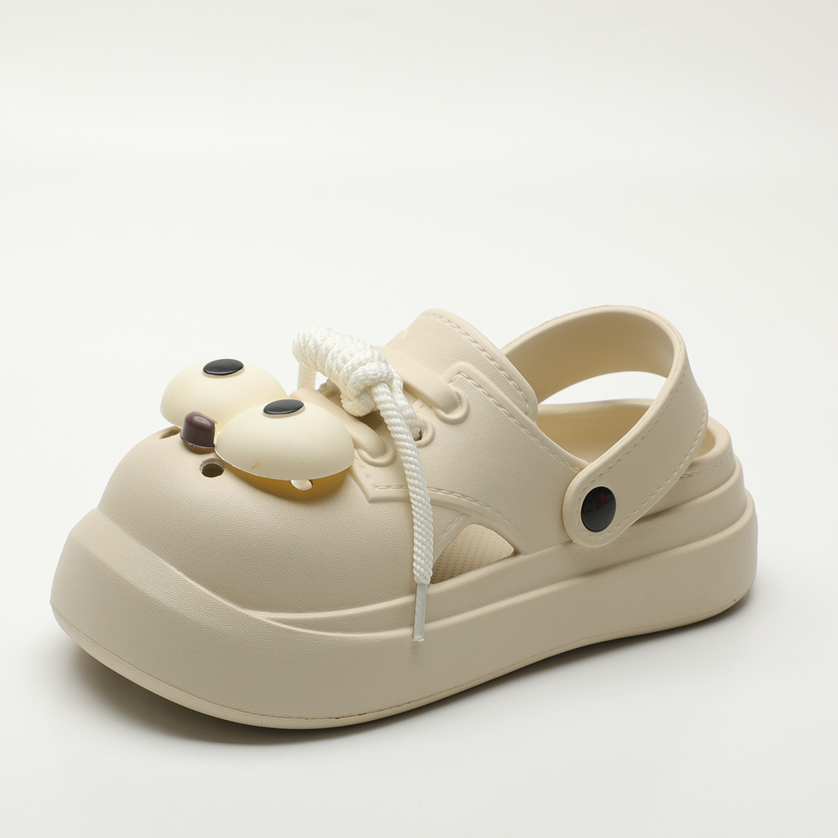 Cute DIY Big Eyes Fashion Clog - Street Fashion Female 评论和价格