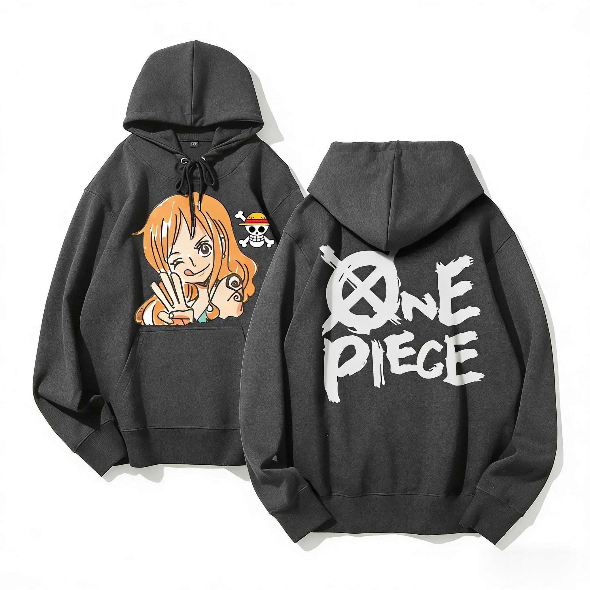 One Piece Nami Anime Hoodie Me - Graphic Hoodie Streetwear 评论和价格