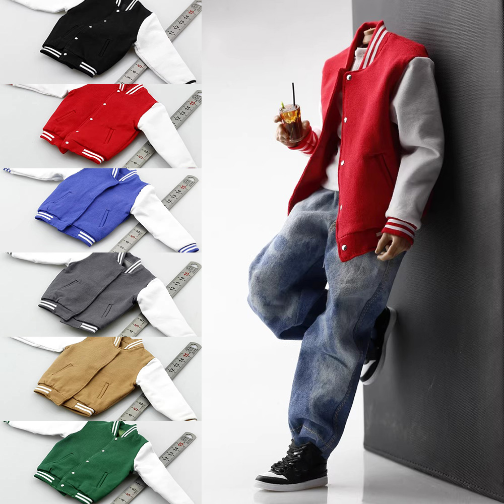 1/6 Scale Male Loose Casual Ba - Street Fashion Jacket 评论和价格