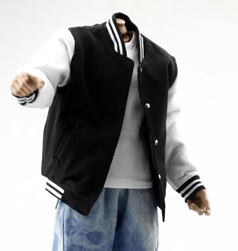 1/6 Scale Male Loose Casual Ba - Street Fashion Jacket 评论和价格