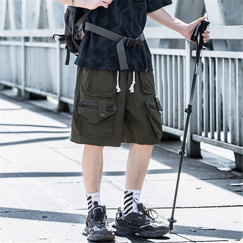 Summer Tactical Short Men Punk - Techwear Pants Tactical 评论和价格