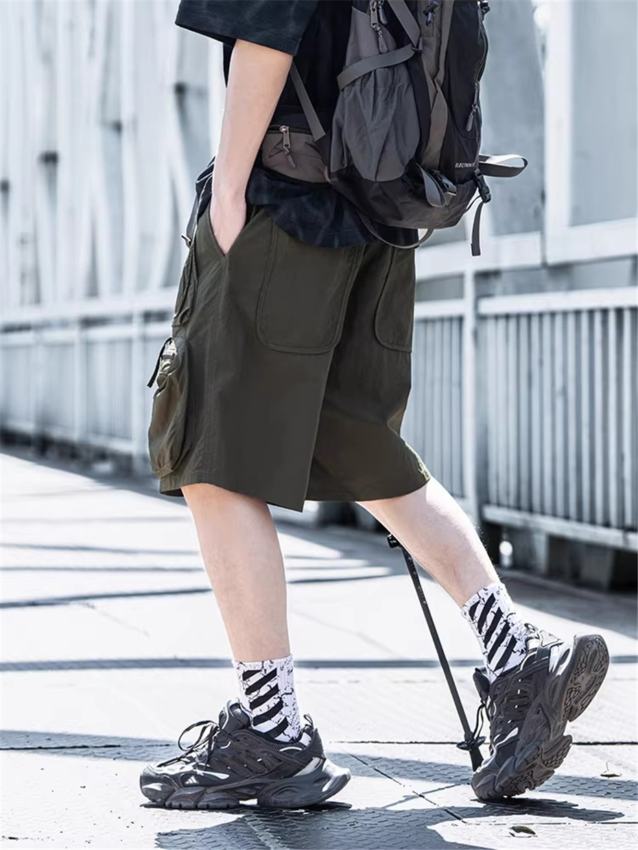Summer Tactical Short Men Punk - Techwear Pants Tactical 评论和价格