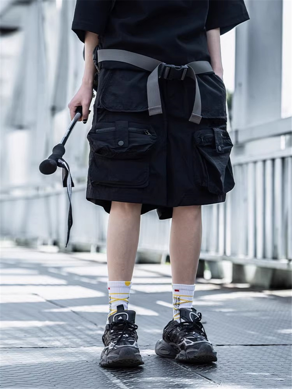 Summer Tactical Short Men Punk - Techwear Pants Tactical 评论和价格