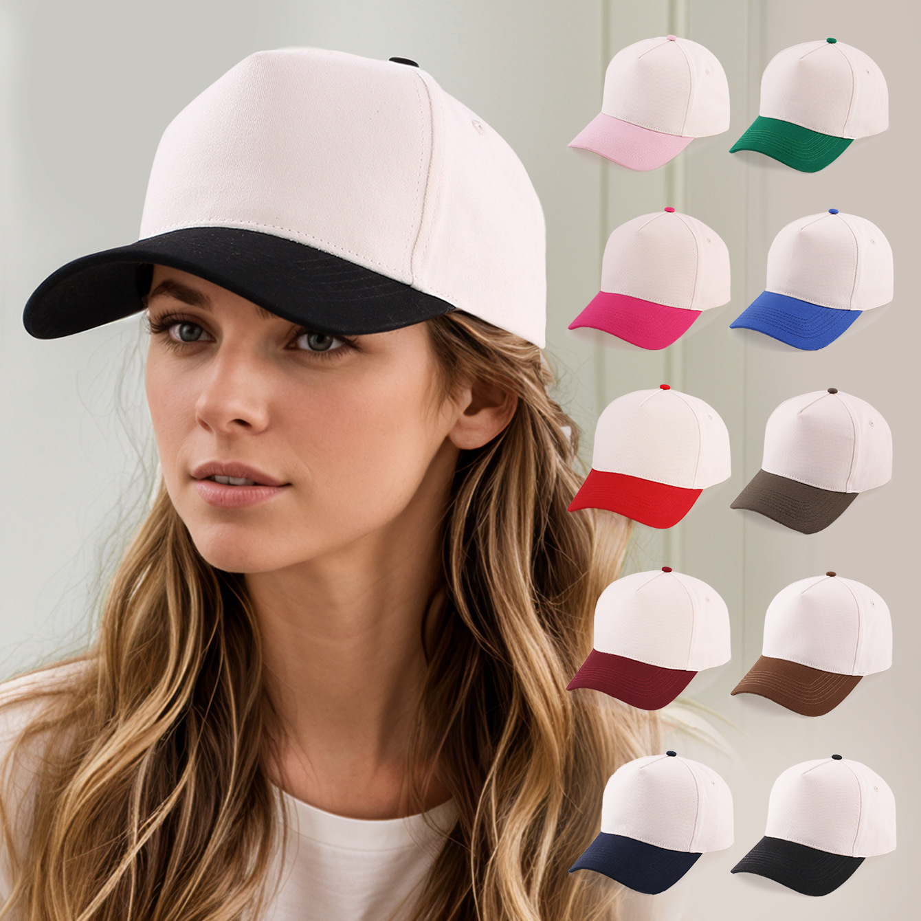 5Panel Unisex Custom Embroider - Baseball Cap Fitted 评论和价格