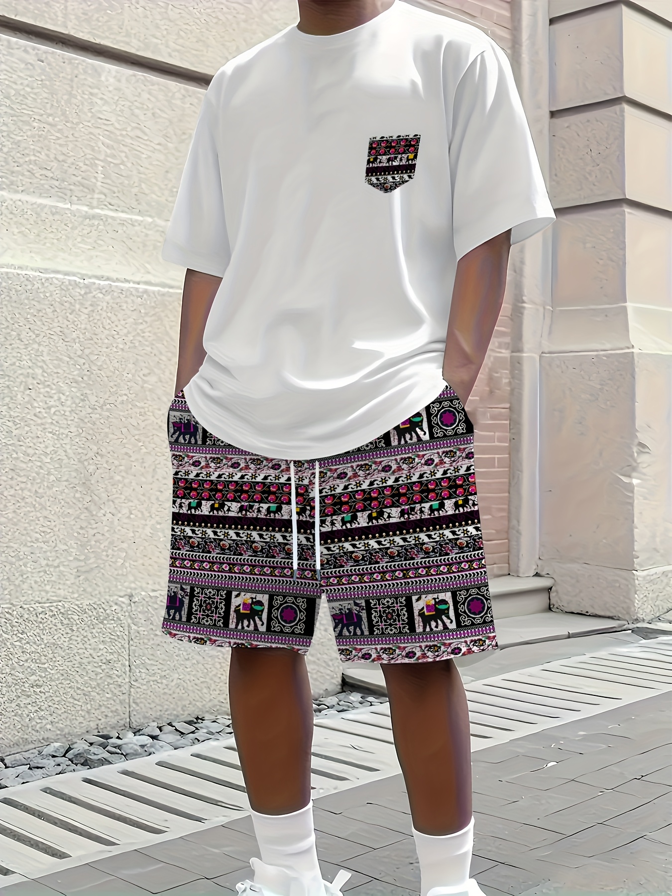 2026 Summer New Men's Short-Sl - Street Fashion Style 评论和价格