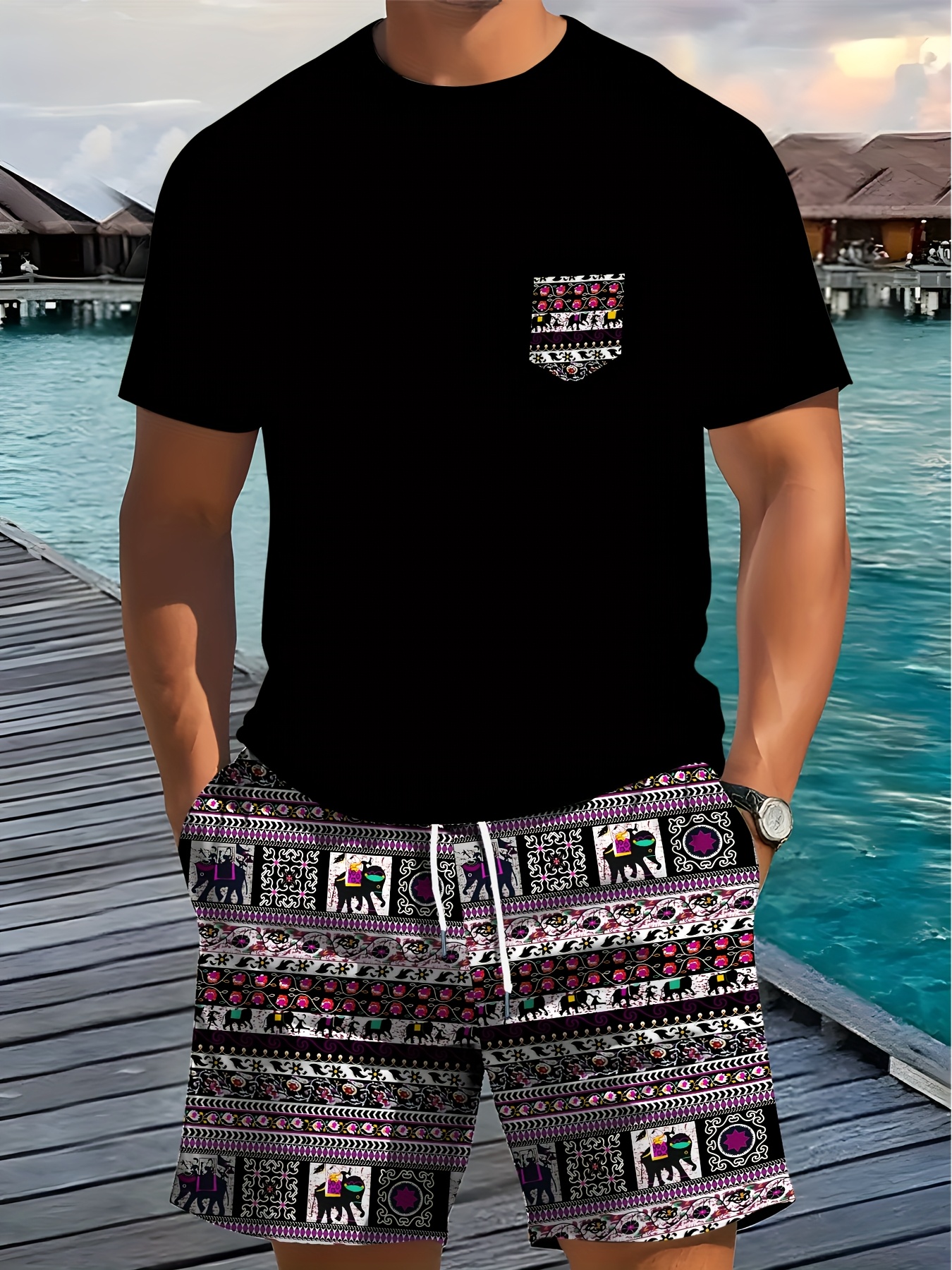 2026 Summer New Men's Short-Sl - Street Fashion Style 评论和价格