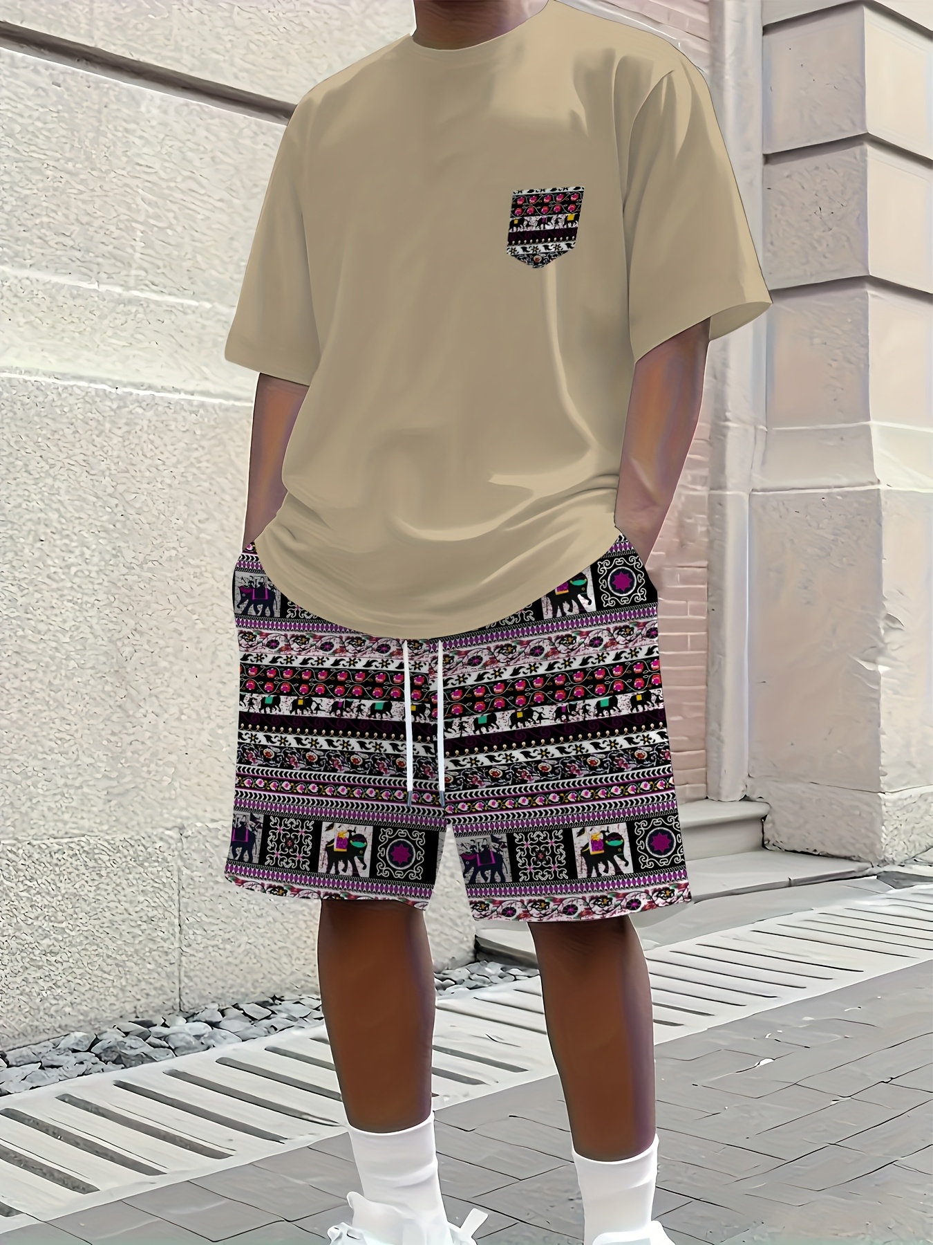 2026 Summer New Men's Short-Sl - Street Fashion Style 评论和价格