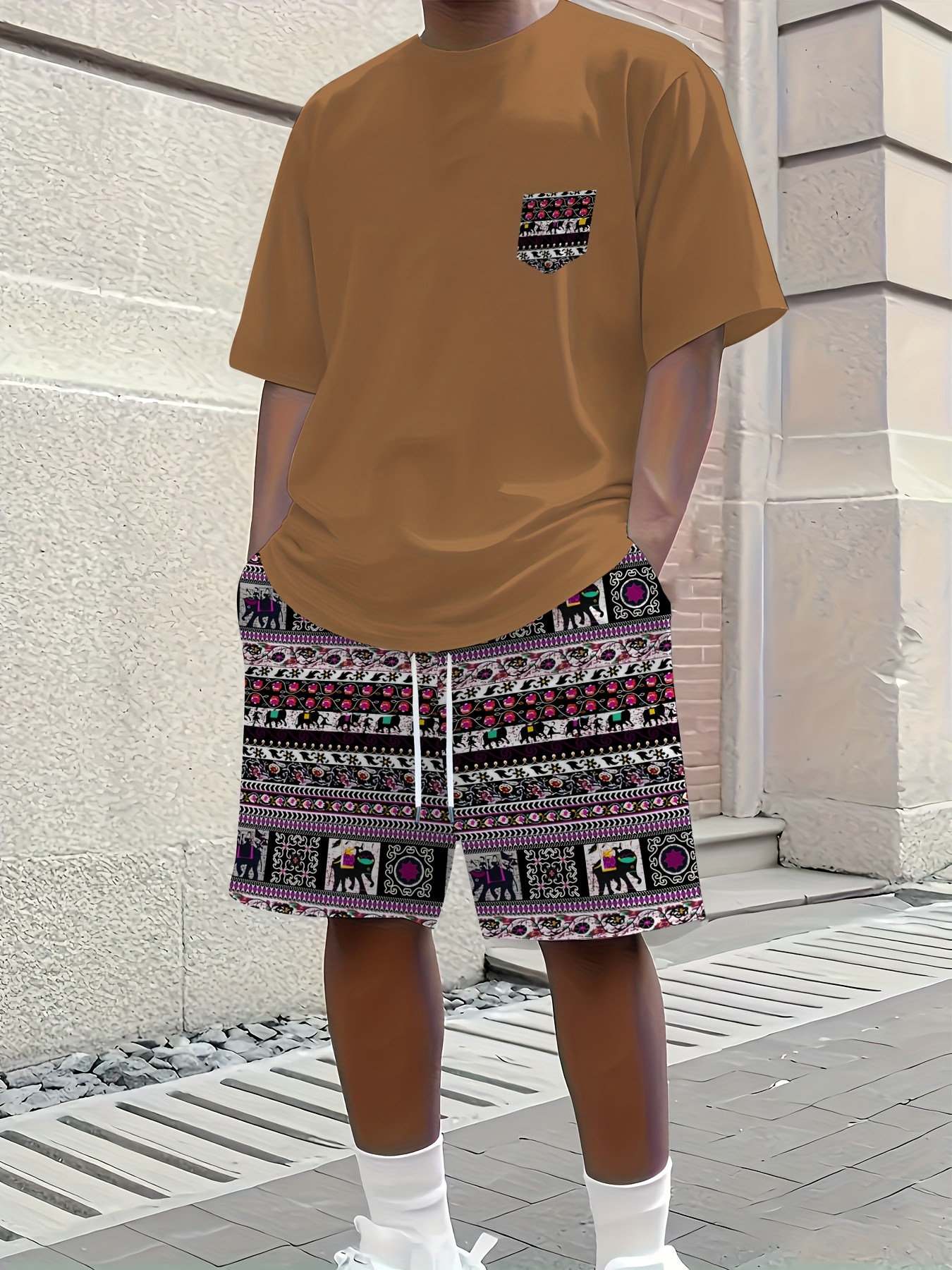 2026 Summer New Men's Short-Sl - Street Fashion Style 评论和价格