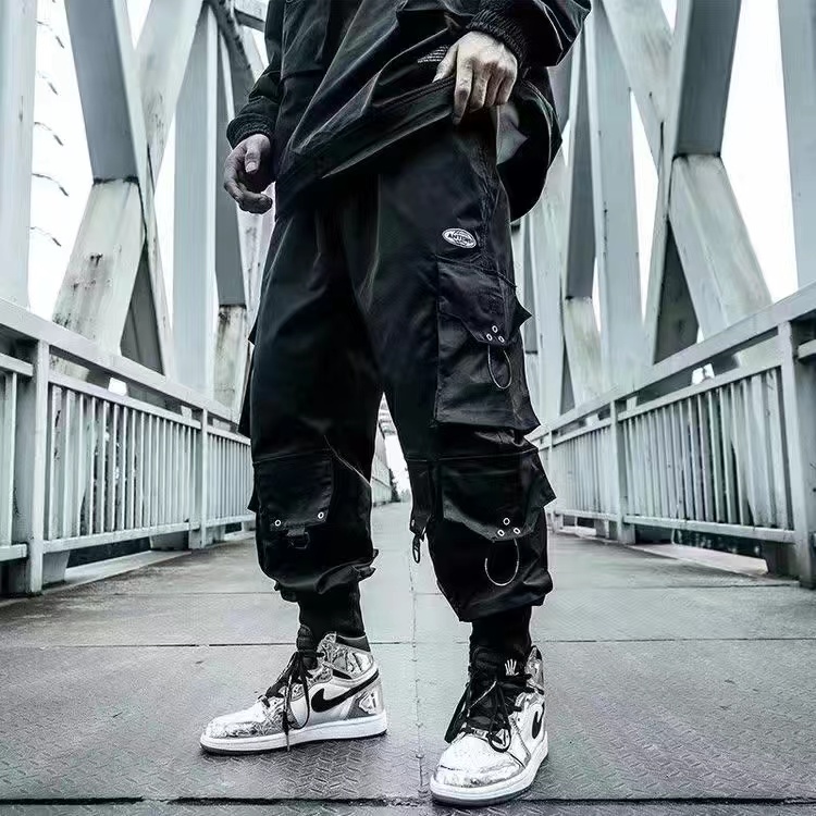 Fashion Men Jogger Pant Hip Ho - Techwear Pants Tactical 评论和价格