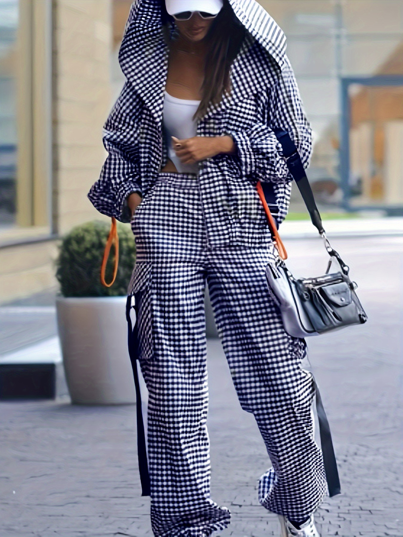 Spring Autumn Casual Plaid Pri - Street Fashion Jacket 评论和价格