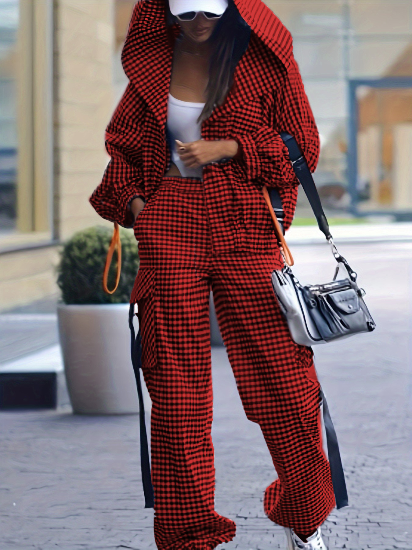 Spring Autumn Casual Plaid Pri - Street Fashion Jacket 评论和价格