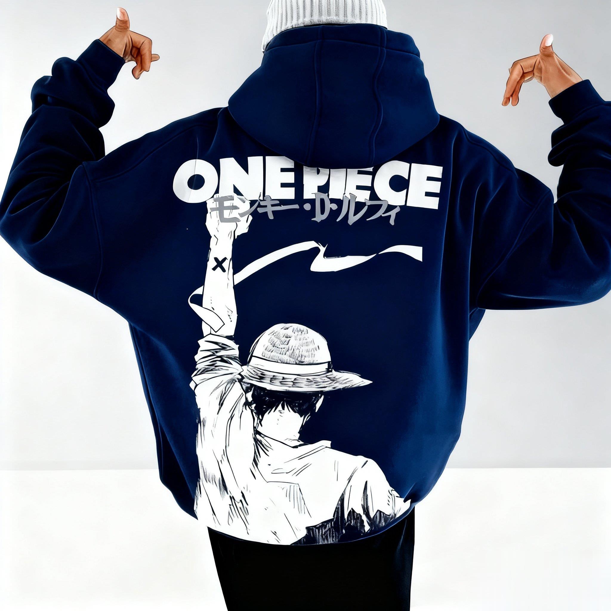 One Piece Anime Hoodie Men Wom - Graphic Hoodie Streetwear 评论和价格