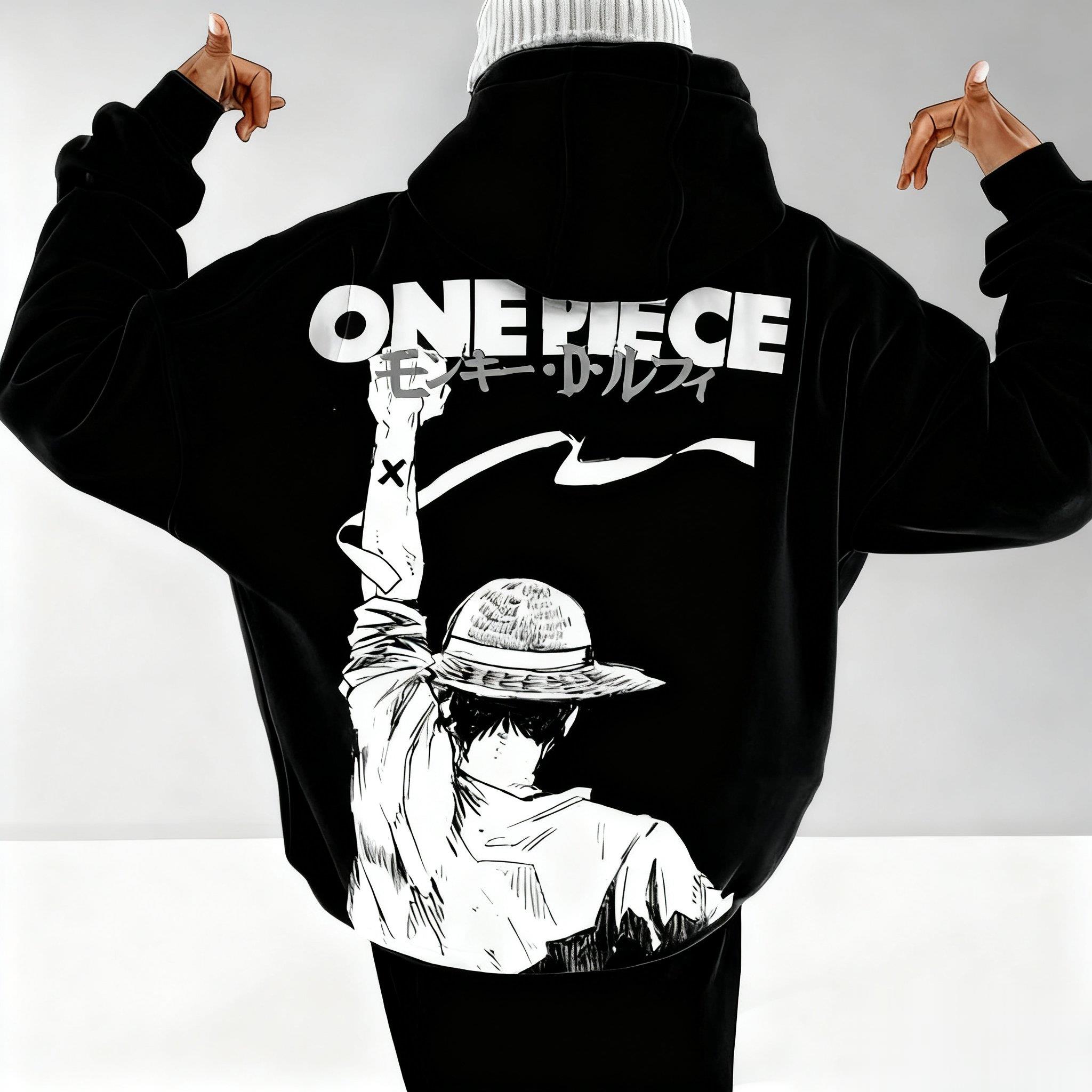 One Piece Anime Hoodie Men Wom - Graphic Hoodie Streetwear 评论和价格