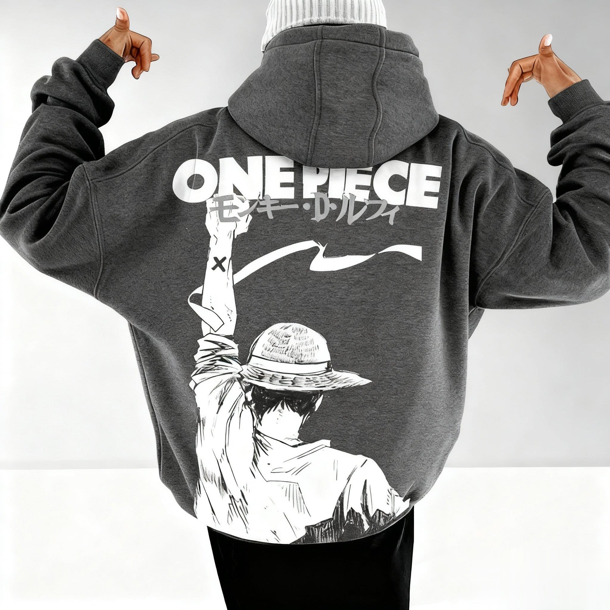 One Piece Anime Hoodie Men Wom - Graphic Hoodie Streetwear 评论和价格