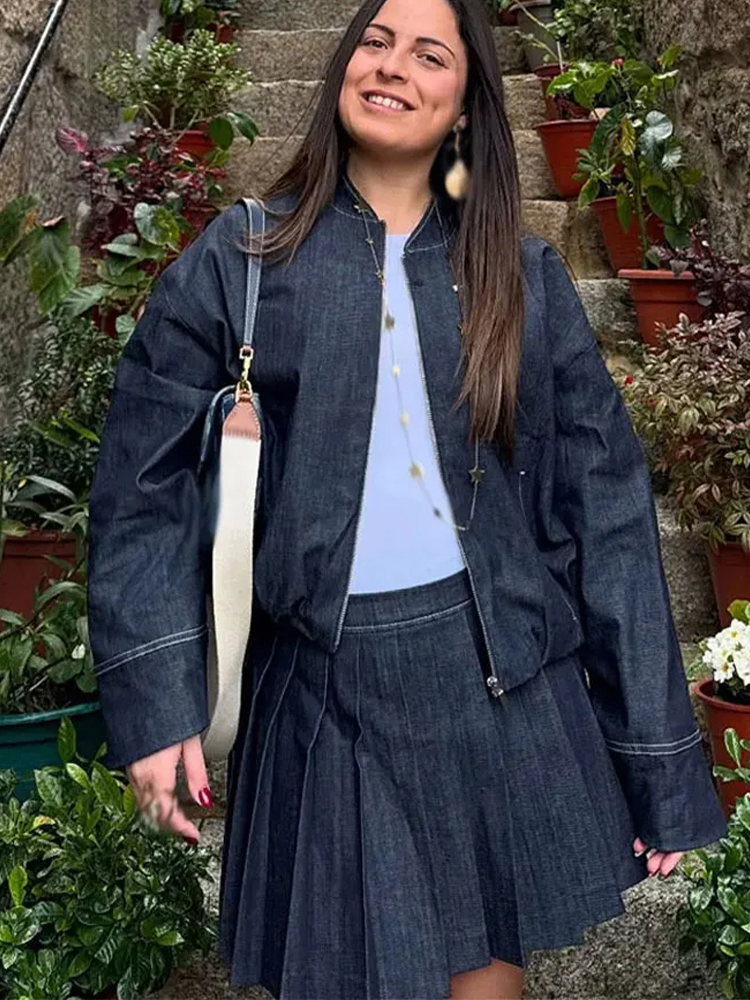 HH 2025 Women's Fashion Denim  - Street Fashion Jacket 评论和价格