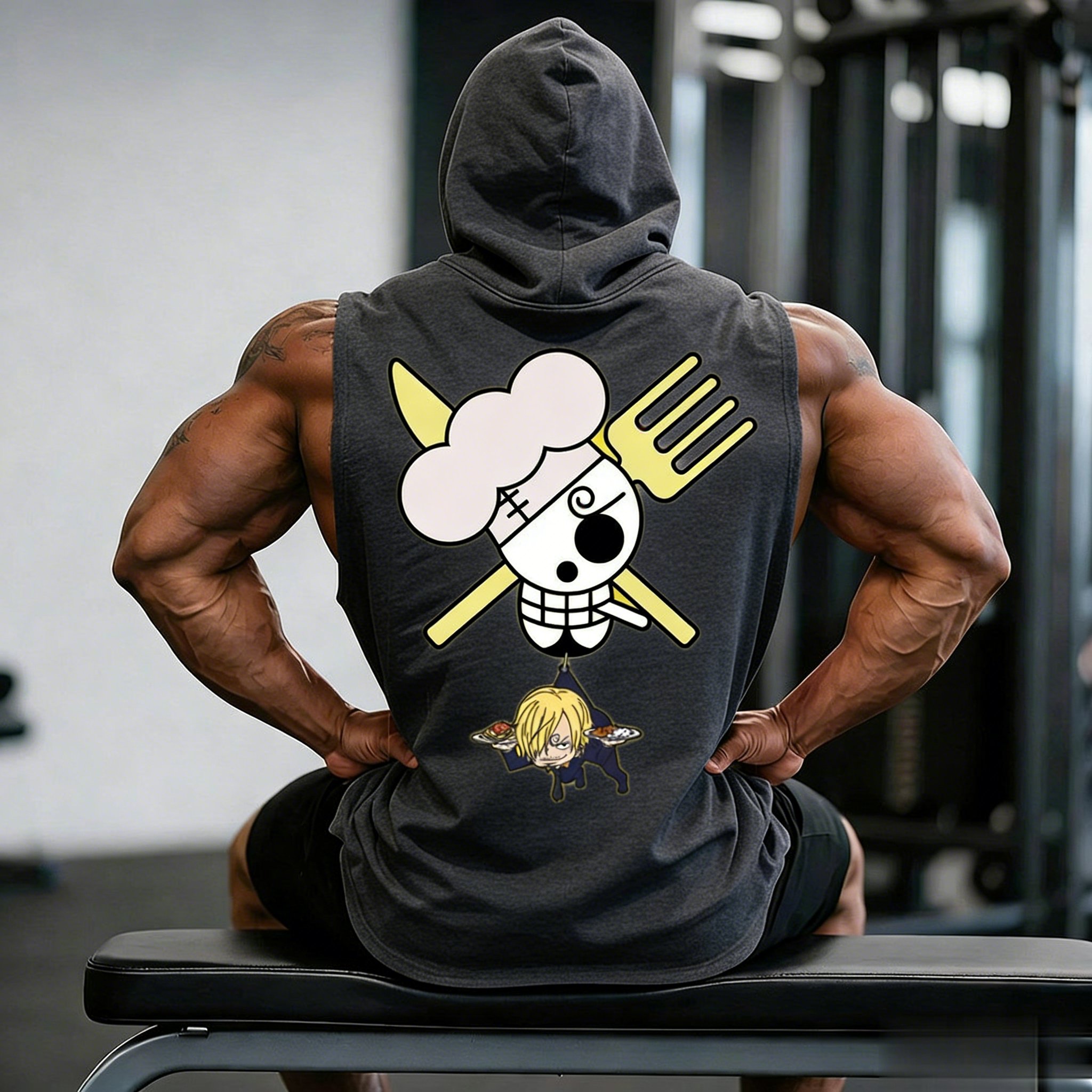 Men's Tank Top One Piece Sleev - Graphic Hoodie Streetwear 评论和价格