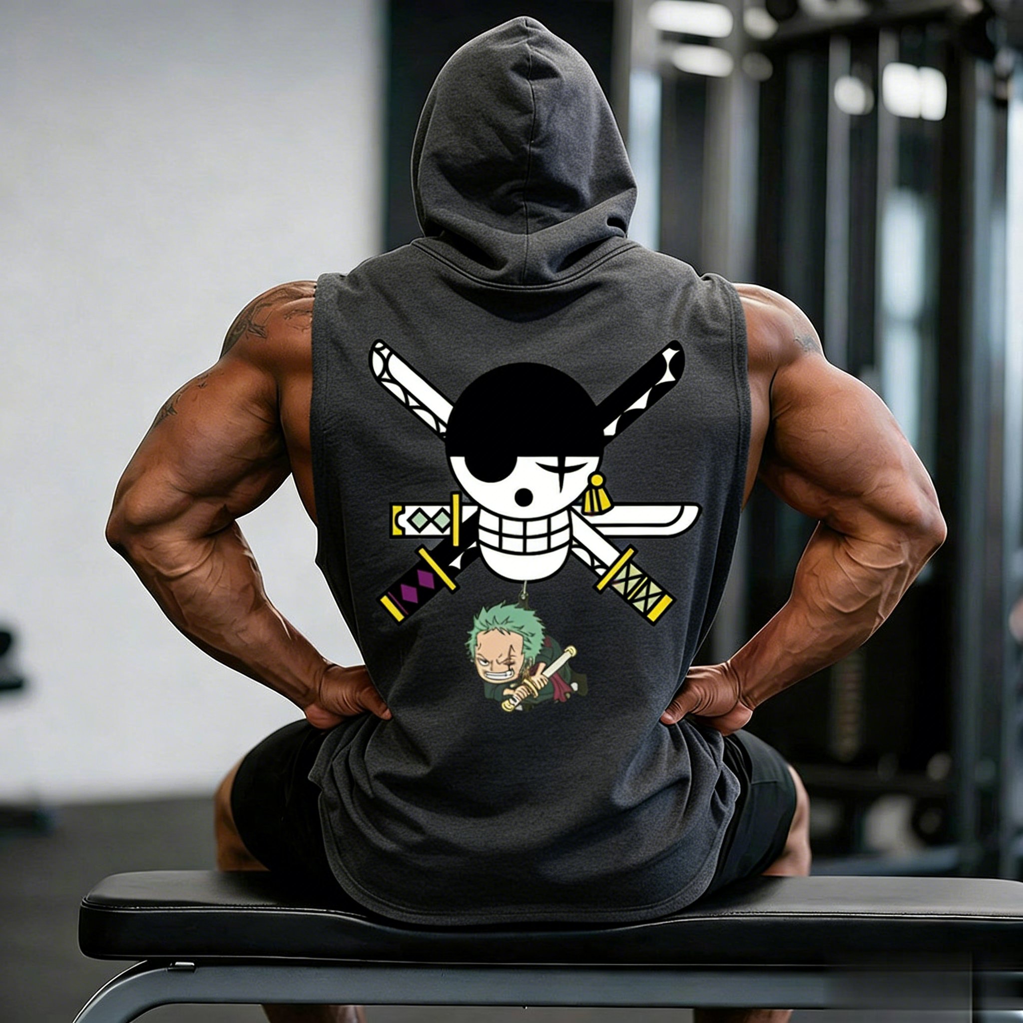 Men's Tank Top One Piece Sleev - Graphic Hoodie Streetwear 评论和价格