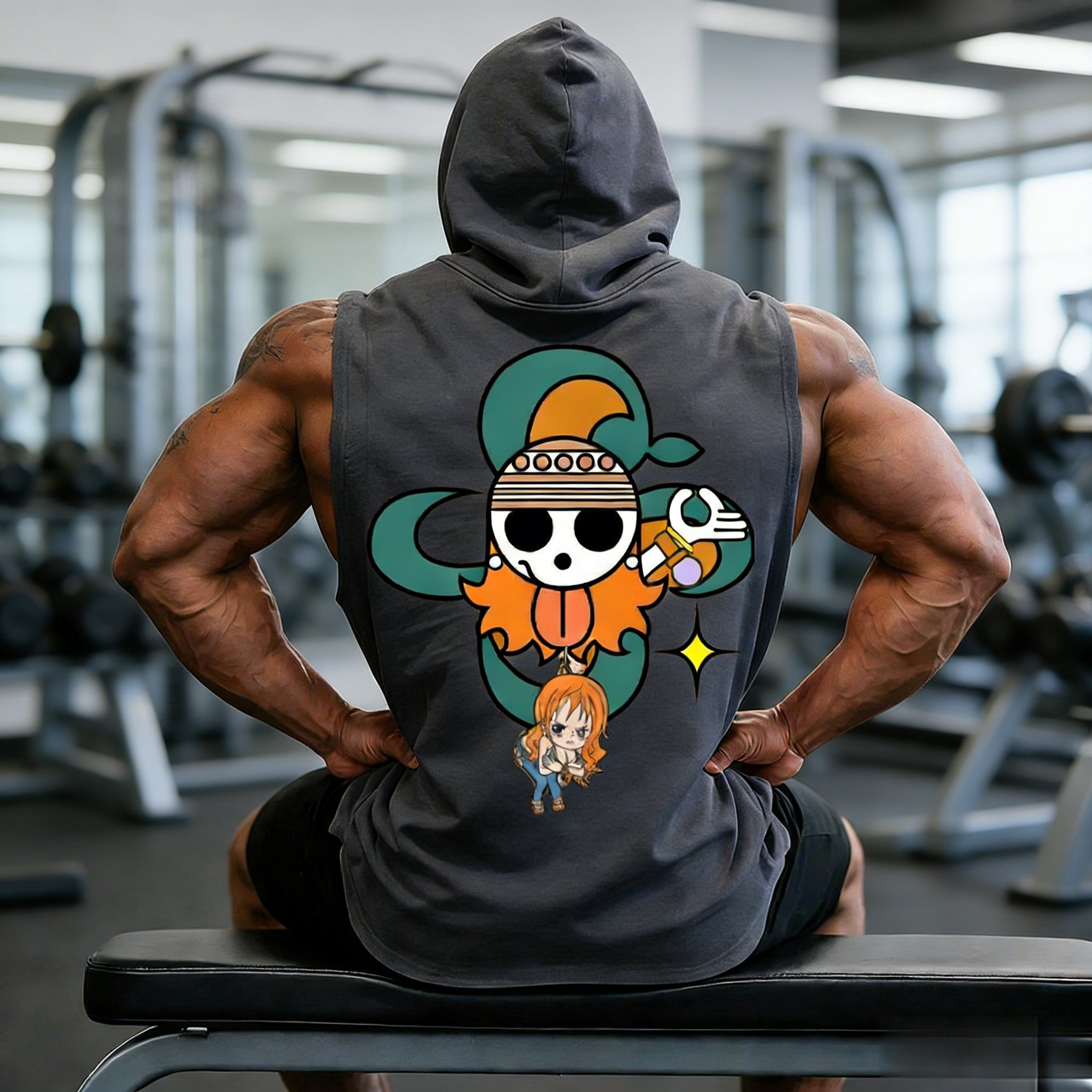 Men's Tank Top One Piece Sleev - Graphic Hoodie Streetwear 评论和价格