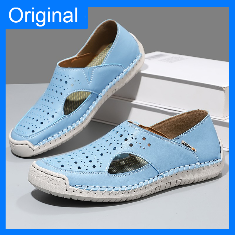 Unisex Sandals Hand Sewn Leath - Street Fashion Walk 评论和价格